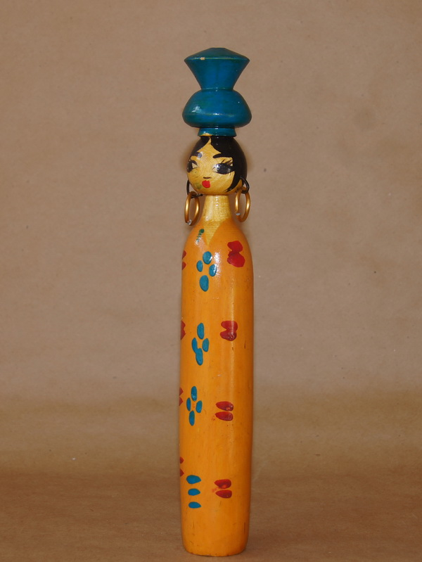 Египетская деревянная кукла, 23 см (700553)