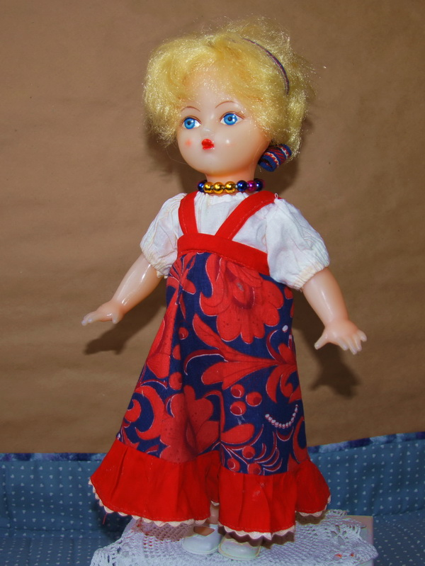 Кукла СССР, фабрика художественных игрушек, 35 см