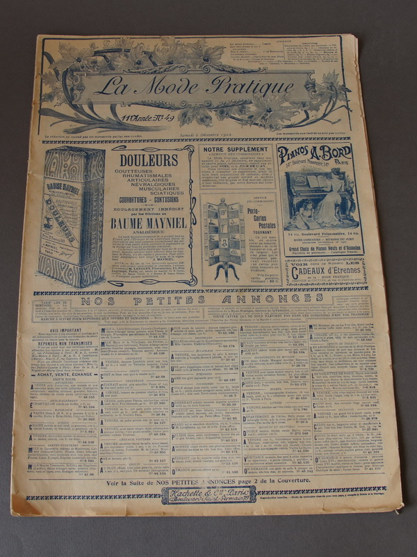 1902 год, декабрь, Модный журнал, Париж