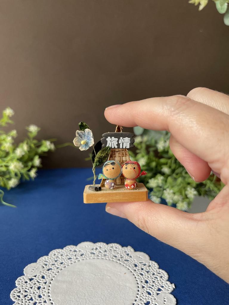 Японские деревянные куклы Kokeshi, 5 см (500955)