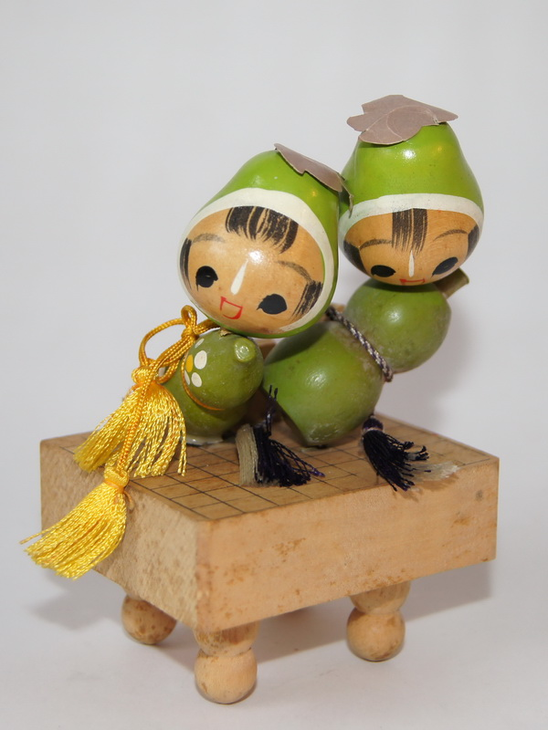 Старинные деревянные Kokeshi, Япония (500926)