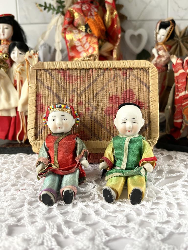 Японские антикварные куклы, 1920-30 г (500918)