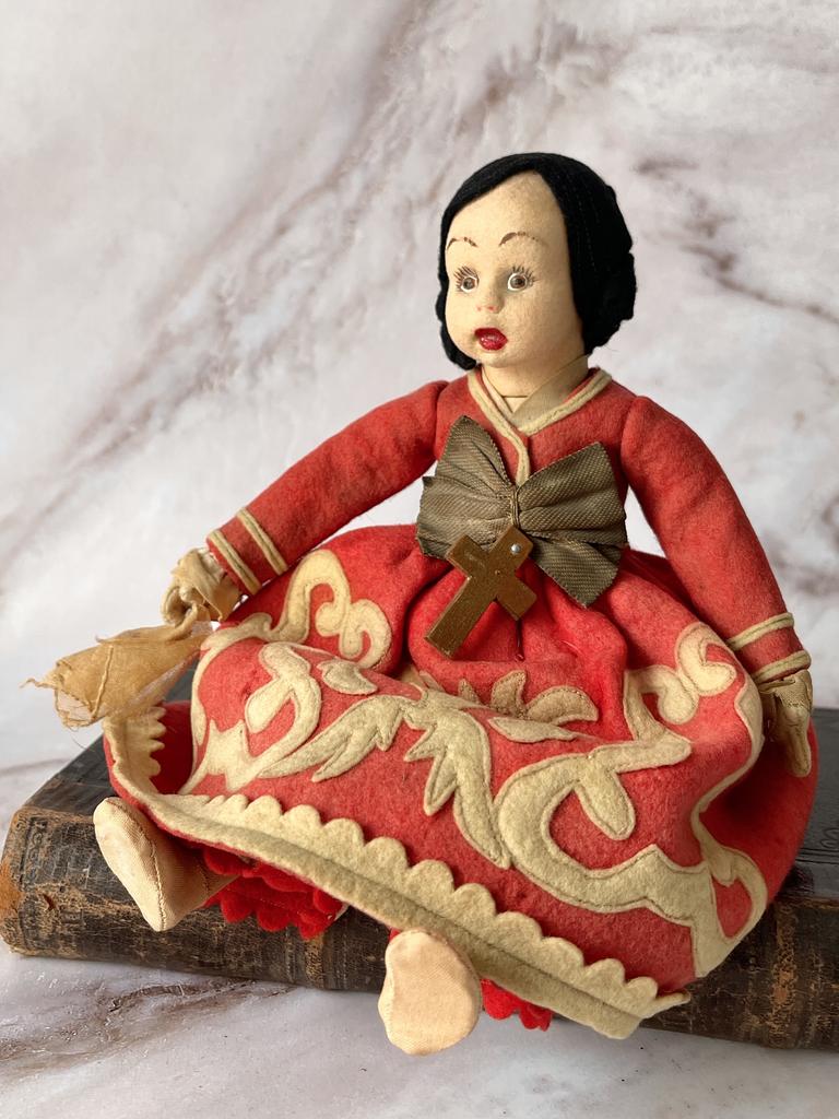 Старинная куколка Lenci Mascotte