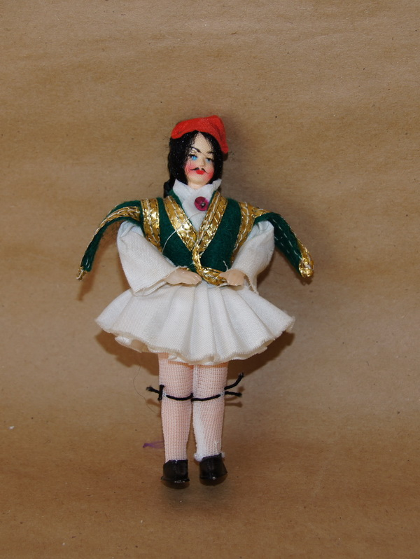Греческая мини кукла, 12 см (2007395)