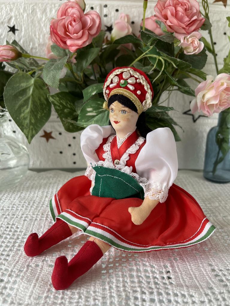 Венгерская тканевая кукла, 22 см (2007615)