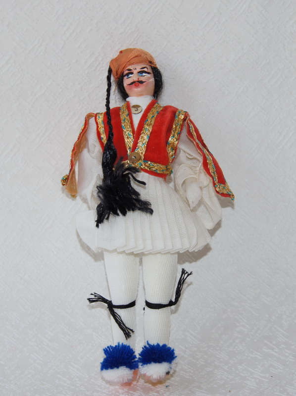 Грек, греческая кукла 16 см (2007877)