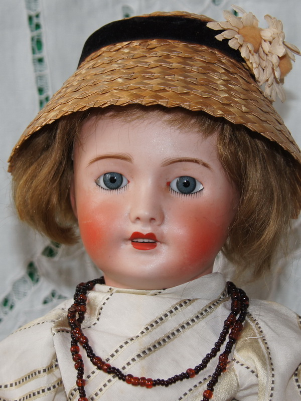 Старинная французская кукла Bleuette, 43 см