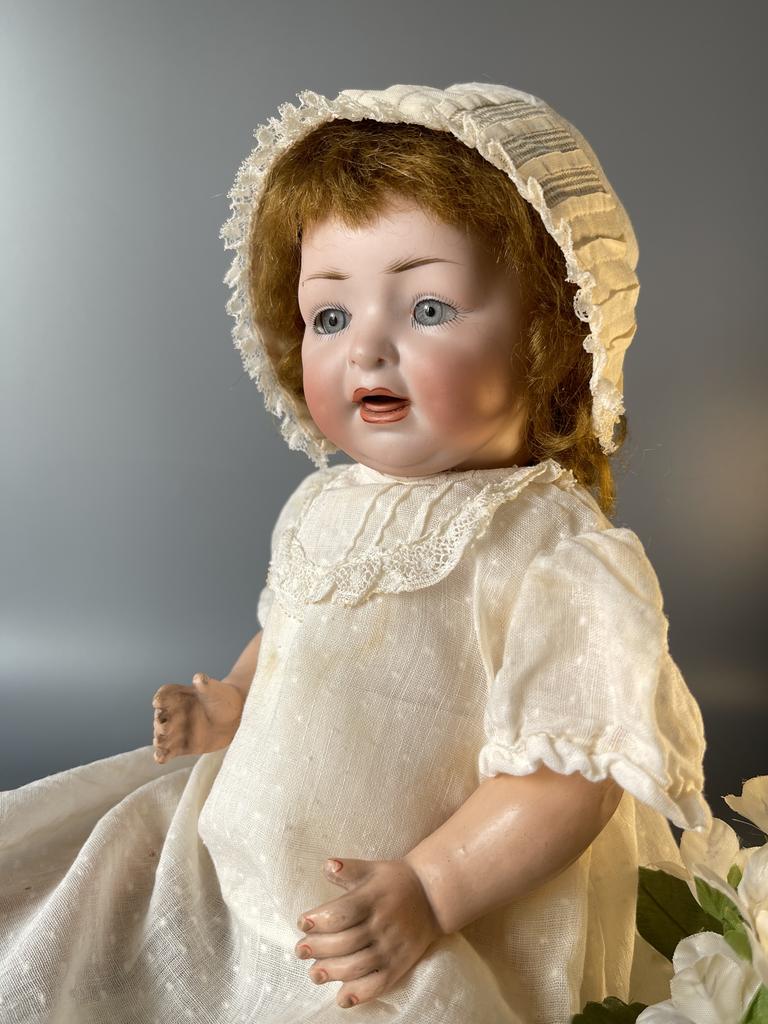 Антикварный характерный пупс Hertel, Schwab,