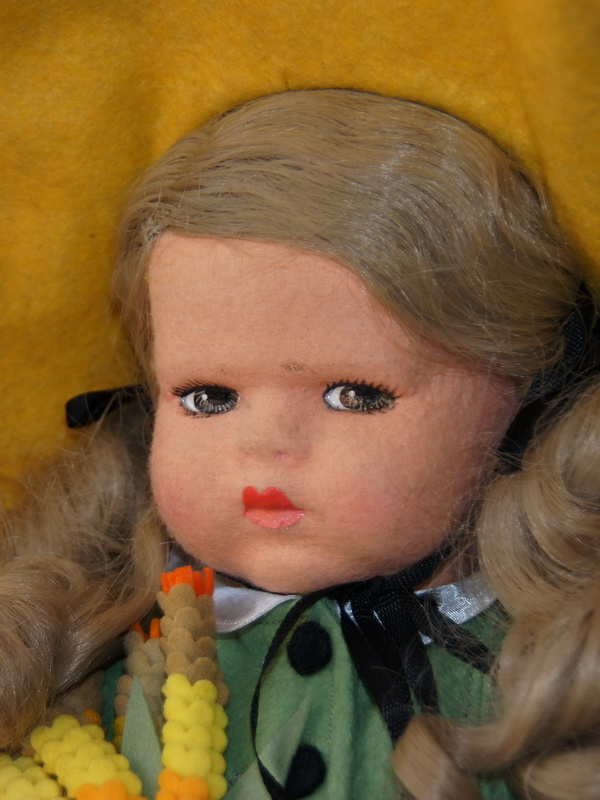 Винтажная итальянская кукла Lenci, 47 см