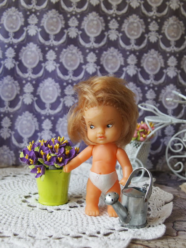 Кукла ГДР, 10 см, 600214