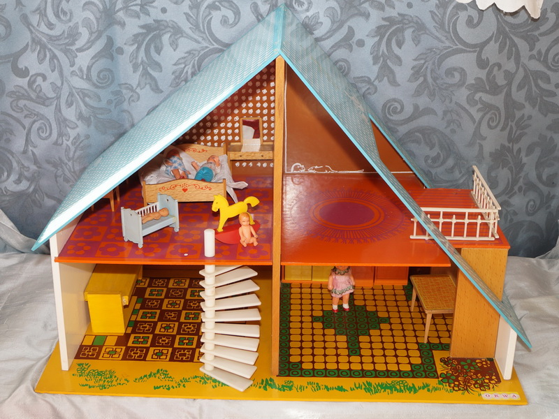 Большой домик для кукол, ГДР, 70-е г.