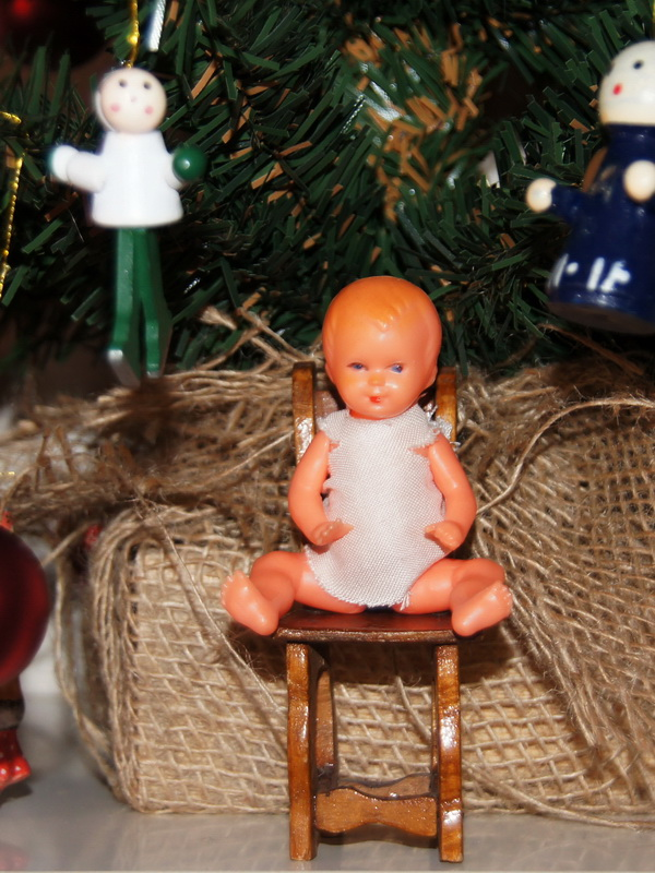 Пупсик, Германия, Emil Schwenk, с маркировкой, 8 см, 600256