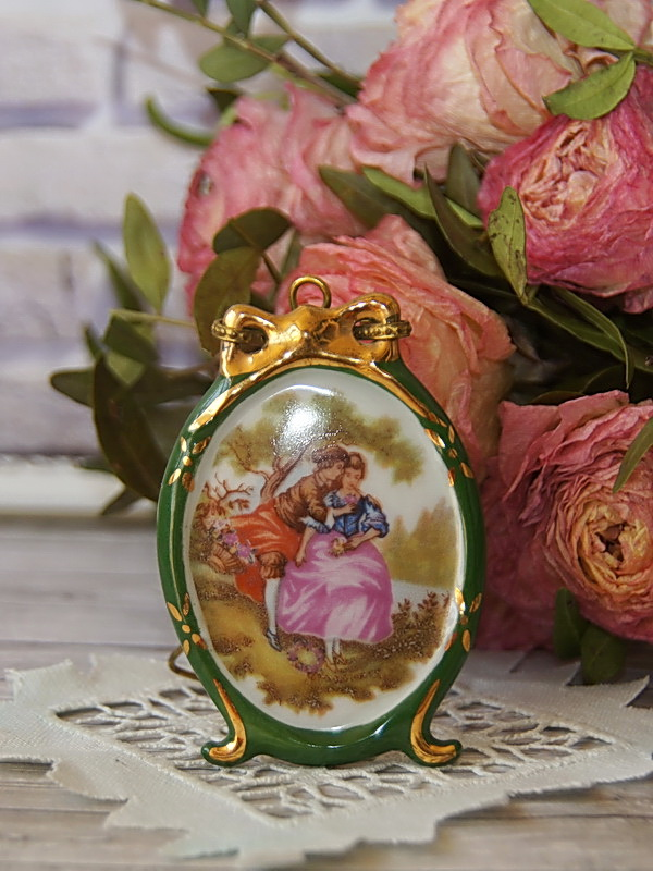 Фарфоровая миниатюра, Лимож, Франция, 170549