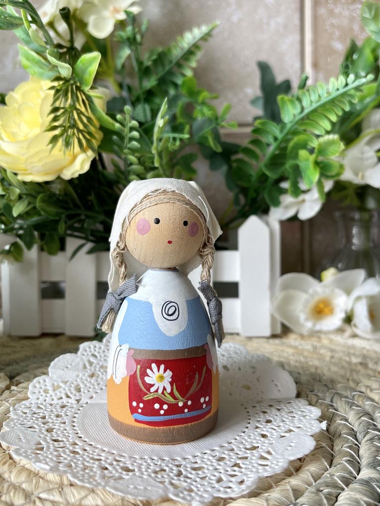 Деревянная кукла, Финляндия, 9 см (2008736)