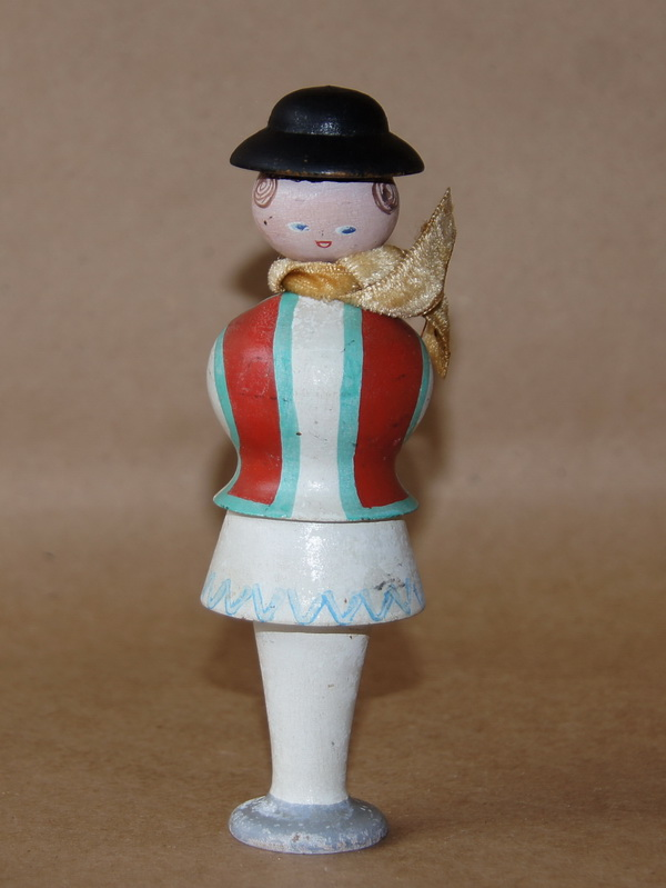 Деревянная куколка Греции,  12 см (2008745)