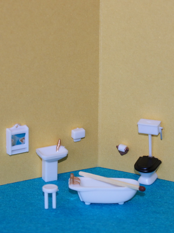 Микро мебель (1:48). Ванная