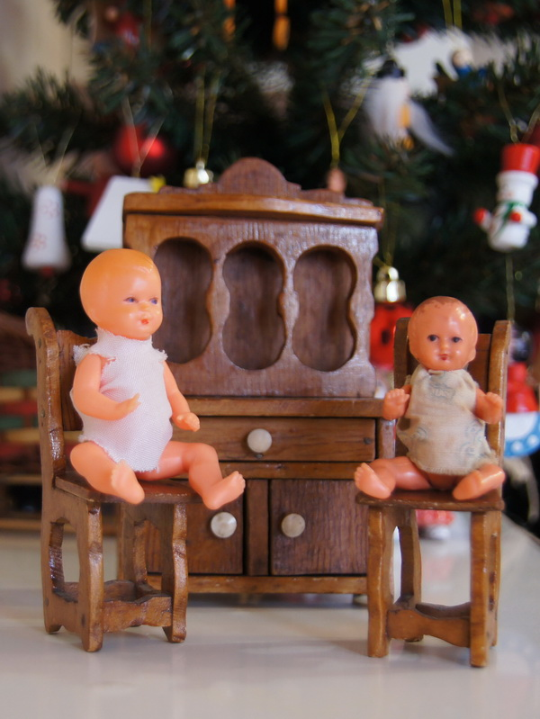 Старинная мебель для куколок, Германия, 1900-е г.