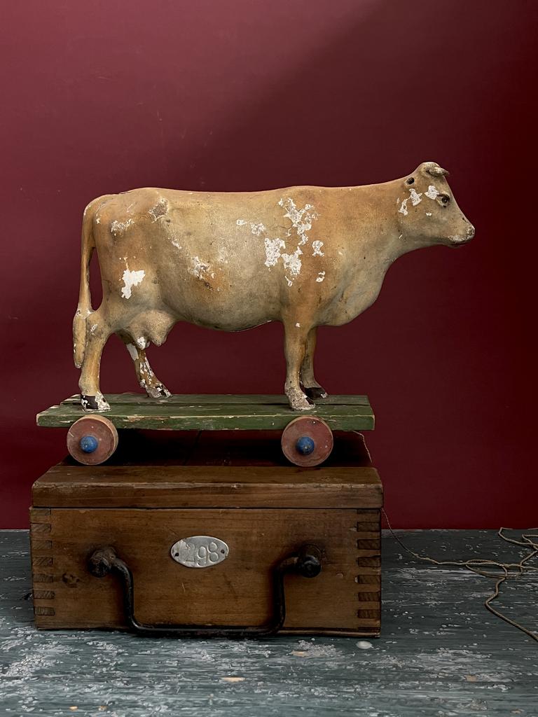 Антикварная игрушка-каталка, Сергиев-Посад, артель