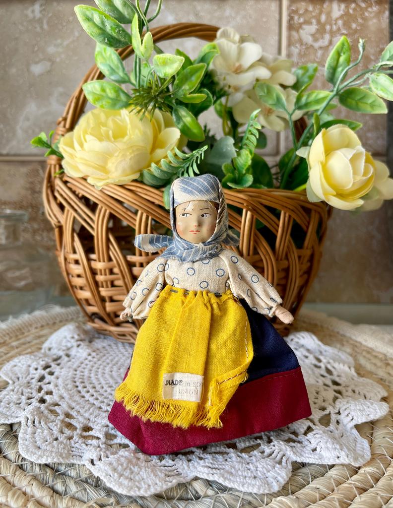 Старинная советская кукла, 1920 г.