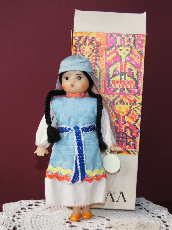 Кукла "Казашка" в оригинальной коробке с этикеткой