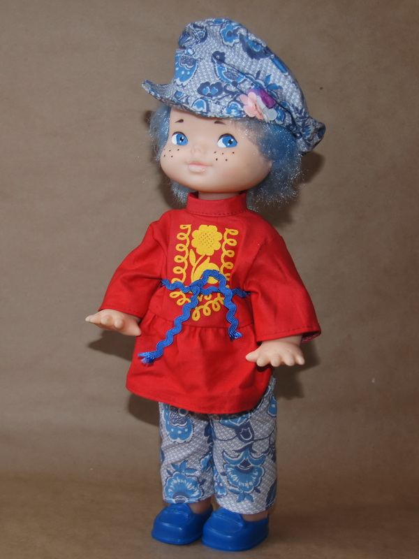 Кукла Василек, московский завод игрушек "Кругозор", с этикеткой