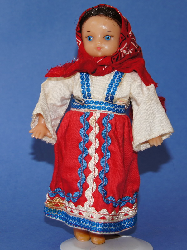 Куколка СССР, московская фабрика художественных игрушек, 18 см