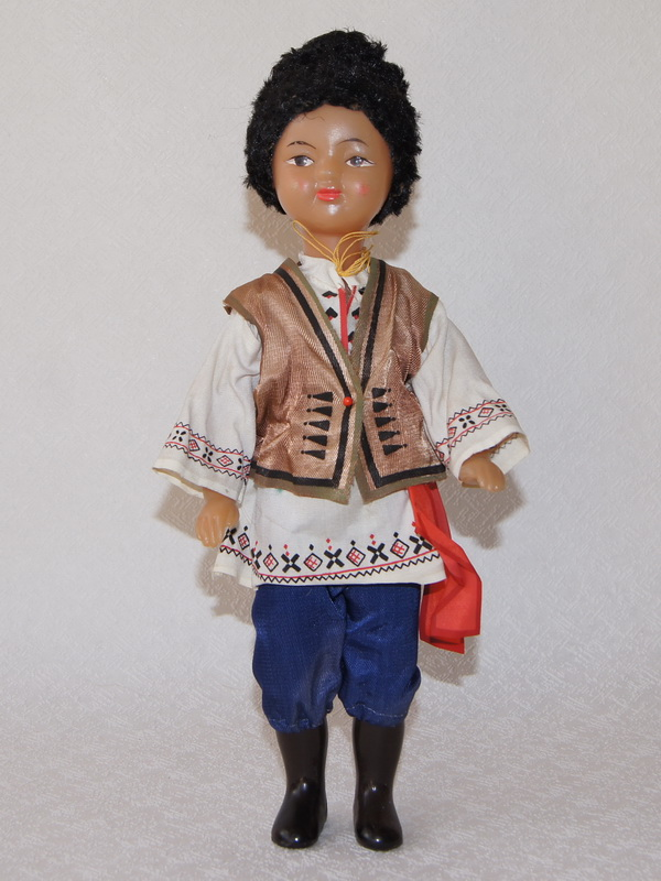Кукла СССР, Молдавский костюм, ф-ка полиэтиленовых игрушек