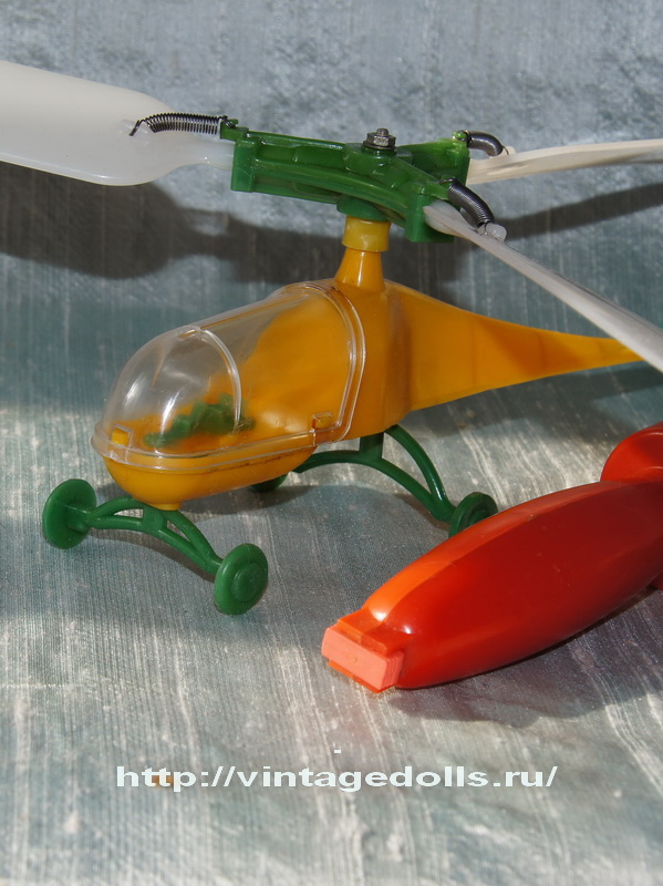Игрушка "Вертолет, СТАРТ",  рабочий, СССР