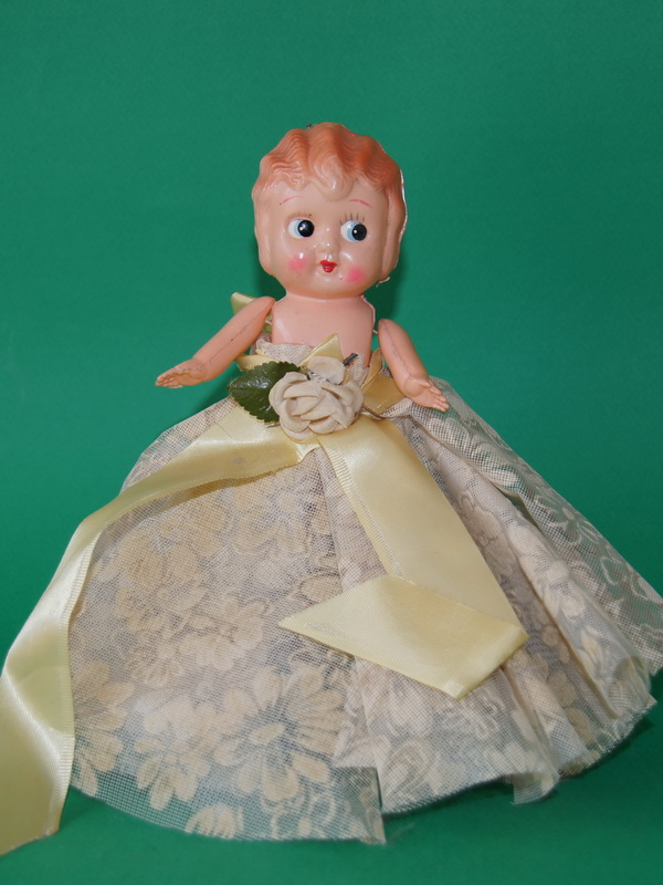 Антикварная кукла из целлулоида, Япония, 1930 г.