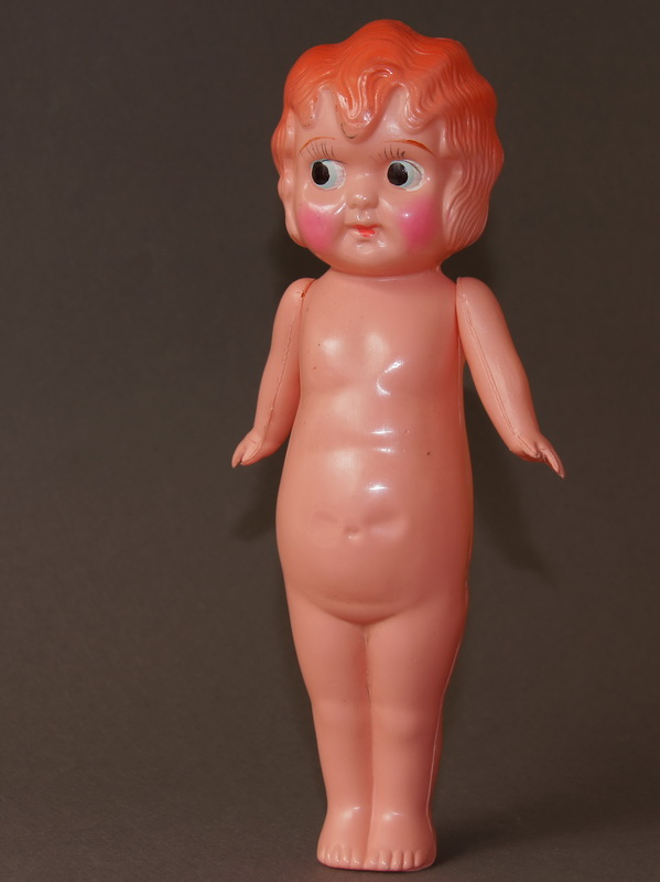 Антикварная кукла из целлулоида, 1930 г., 23 см