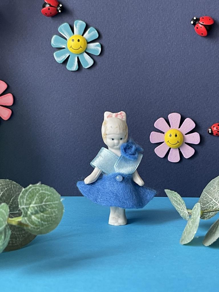 Антикварная кукла-малышка, Япония, 1920 г.