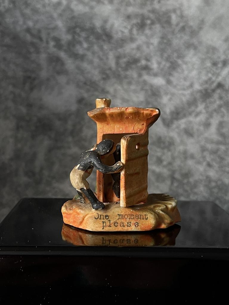Антикварная фигурка "Подождите, пожалуйста!", 6 см