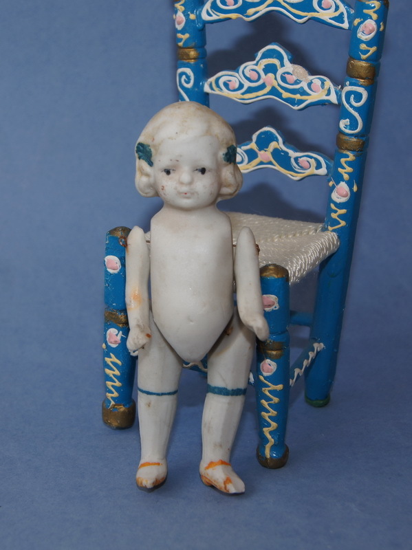 Антикварная куколка, Япония, 10 см