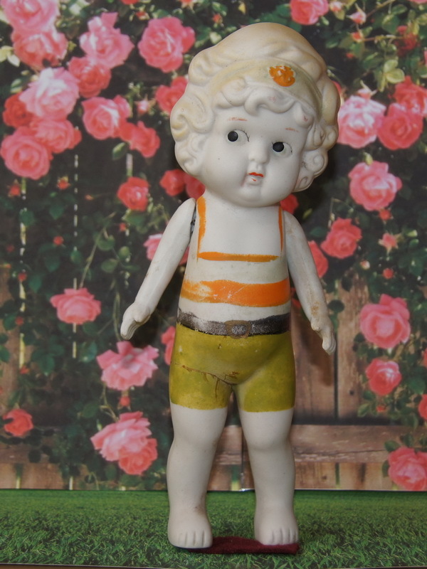 Антикварная куколка, Япония, 20 см!