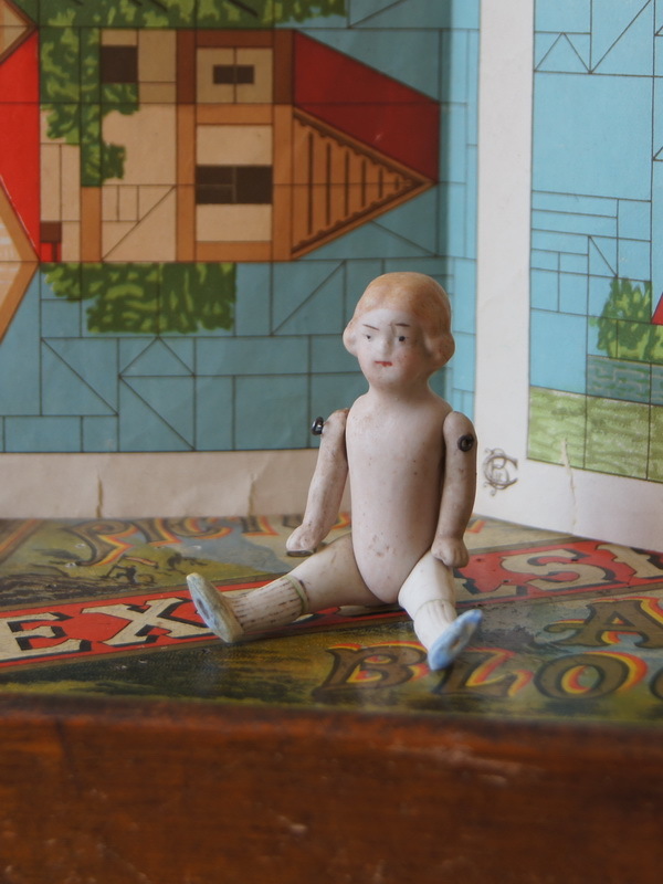 Старинная куколка, Лимбах, Германия, 8 см (100670)