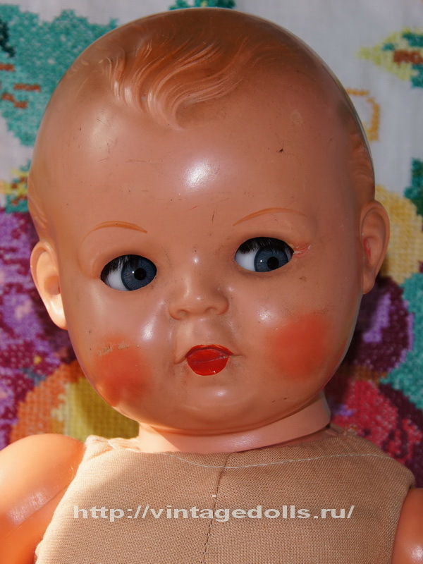 Старинный пупс, 50 см