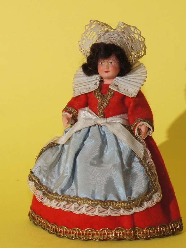 Антикварная французская кукла Petitcollin, 13 см (1401110)