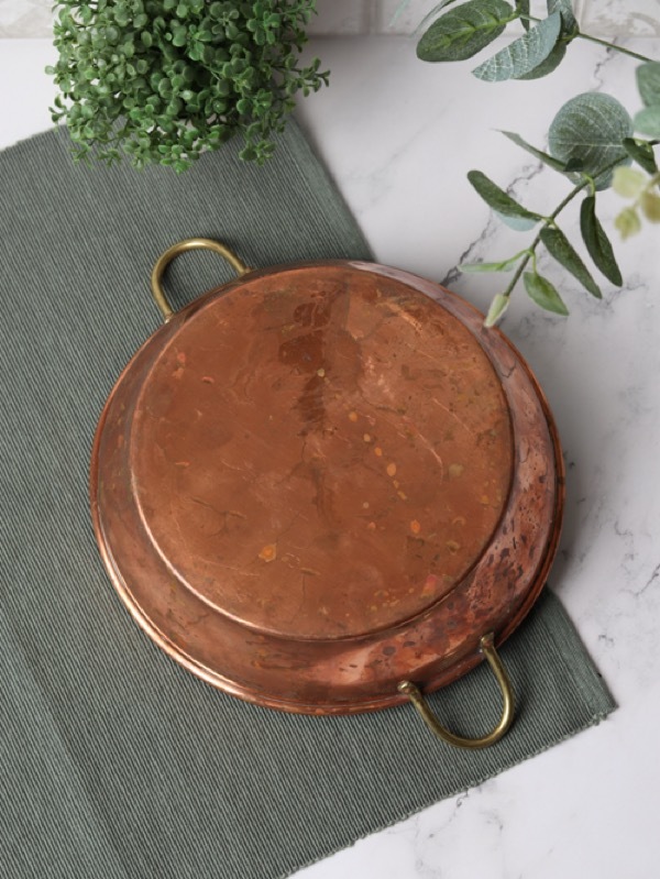 Таз для варенья медный