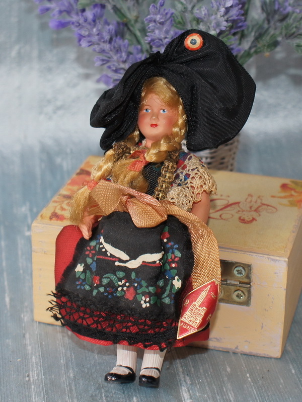 Старинная кукла Petitcollin, 13 см (арт.1400713)