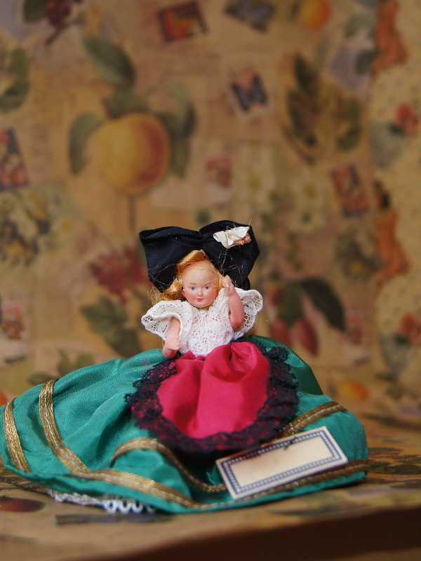 Старинная куколка Petitcolin, 8 см (арт.1400765)