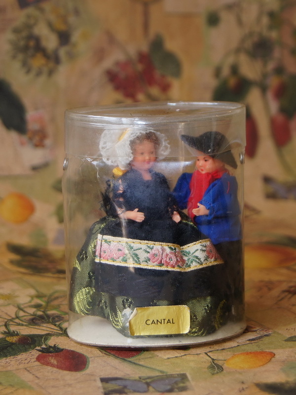 Французские старинные куколки, 8 см (арт.1400768)