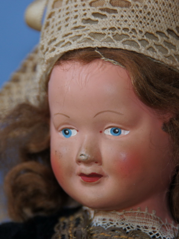 Большая Антикварная французская кукла Petitcollin, 27 см (арт.1400931)