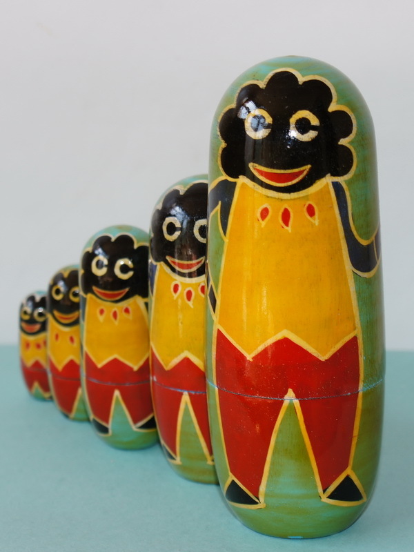 Деревянные матрешки "Gollywog" , Англия (700845)