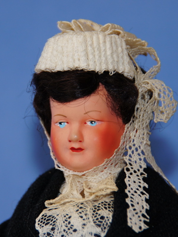 Антикварная французская кукла Petitcollin, Bretagne, 17 см (1401002)