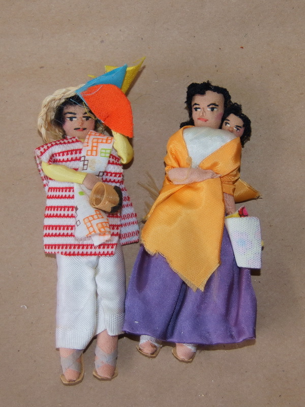 Колумбийские этно куклы, 13 см (700597)