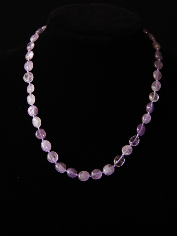 Бусы из аметиста, 50 см