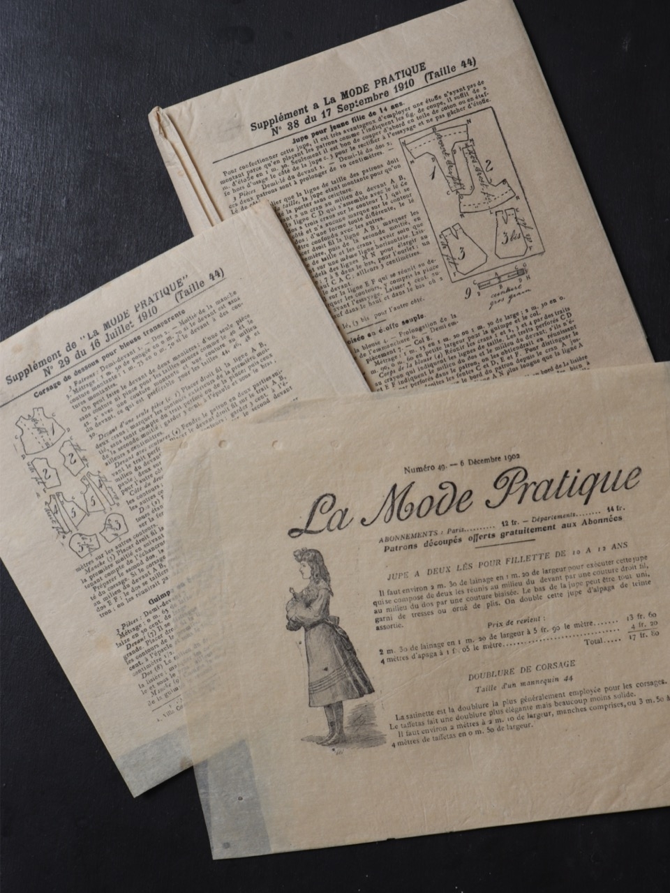 антикварные выкройки