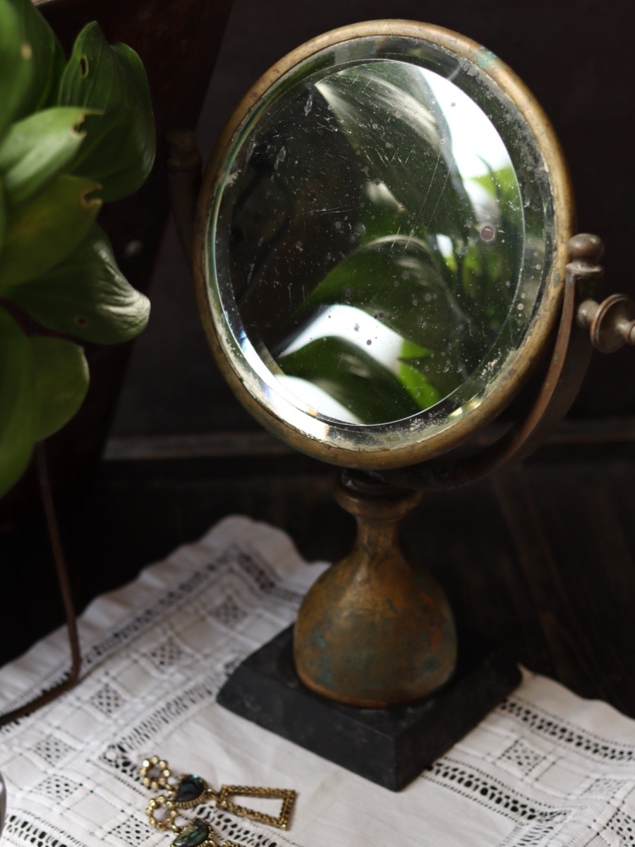 старинное зеркало, антикварное зеркало