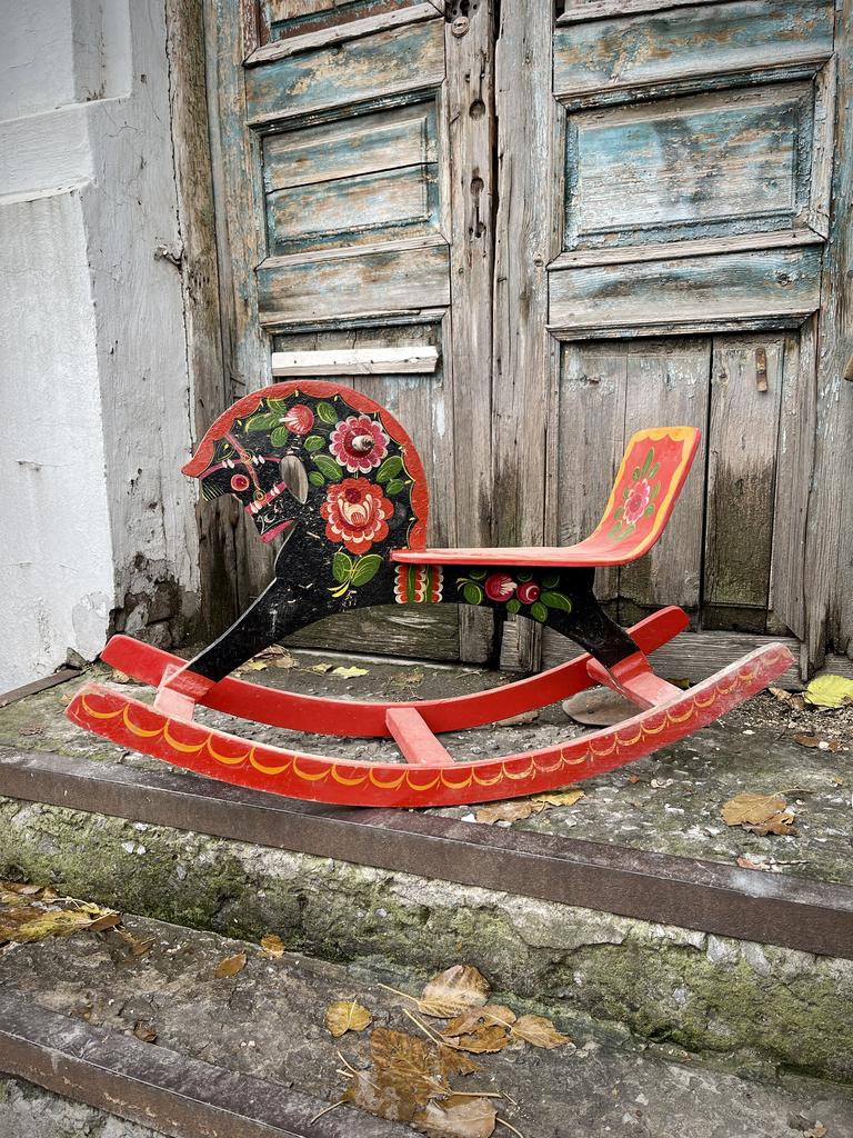 Большая лошадка-качалка СССР