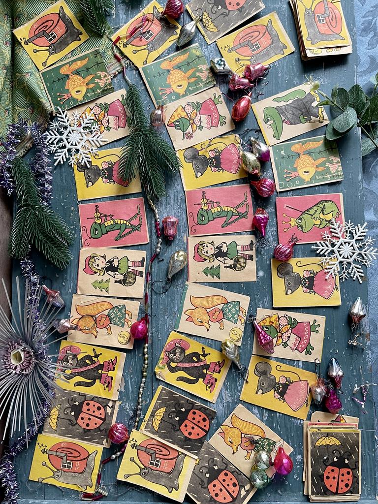 Новогодние флажки на ёлку СССР